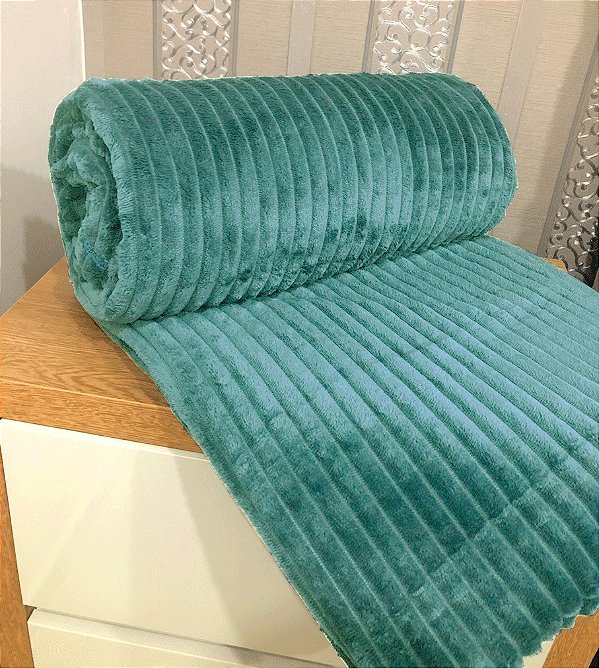 Cobertor King Barilochi, bordado de Ibitinga