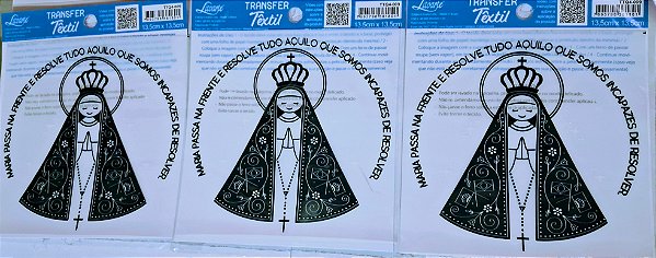 Transfer de Imagem Têxtil Quadrado – N. Sra. Aparecida