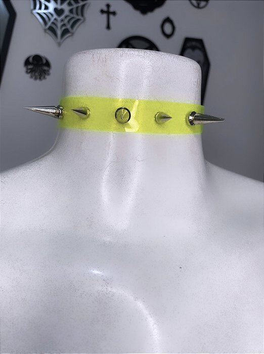 Choker luna neon
