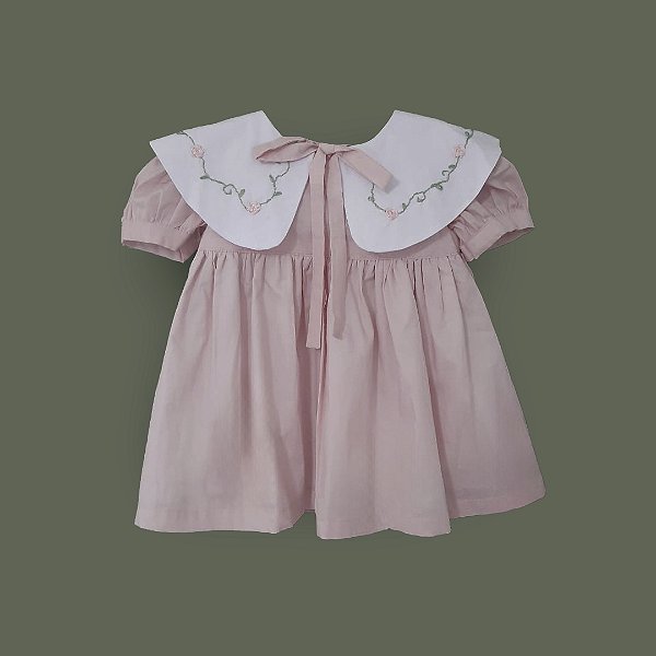 Vestido clássico folhagem