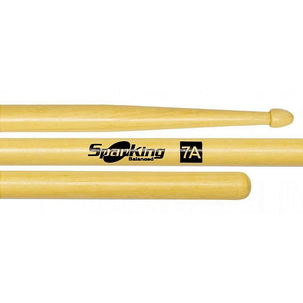 Baqueta 7A Ponta de Madeira Natural - Spanking