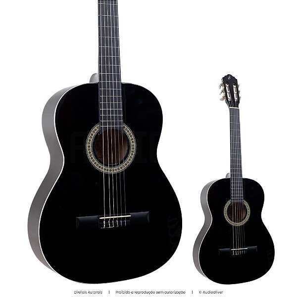 Violão Acústico Nylon Giannini N-14 Preto Clássico