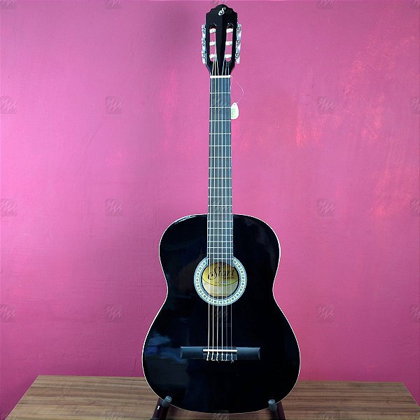 Violão Acústico Nylon Giannini N-14 Preto Clássico