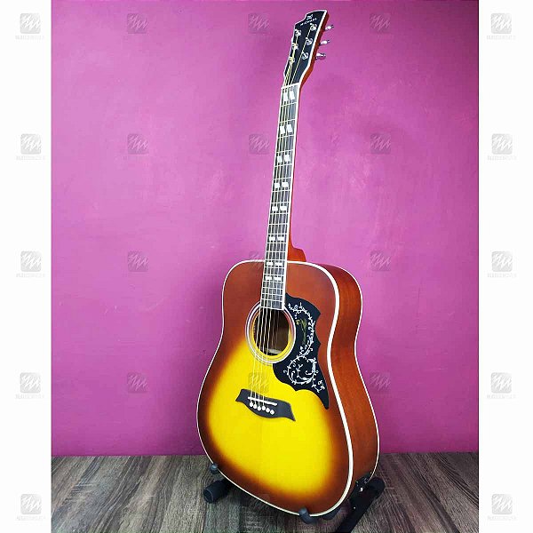 Violão Elétrico Michael VM925DT SS Sunburst Satin Folk