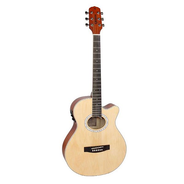 Violão Elétrico Aço Série Performance GSF-1D CEQ NS Natural Satin - Giannini