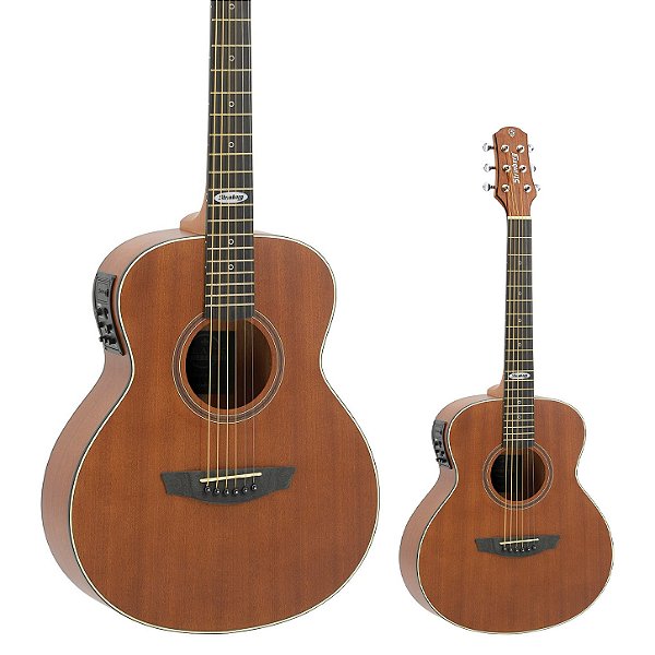 Violão 3/4 Elétrico Aço Strinberg SM200 MGS Fosco