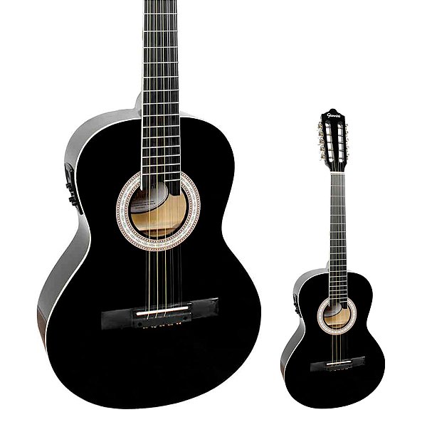 Viola Caipira Elétrica Giannini VS-14 EQ BK Preta