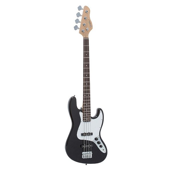 Baixo Jazz Bass Giannini GB-100 BK/WH Standard Black