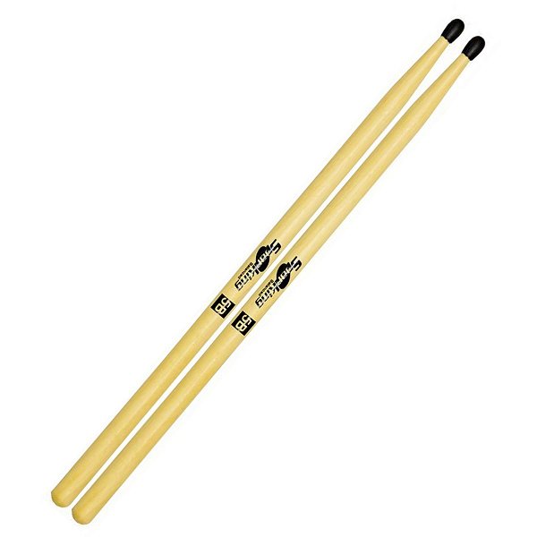 Baqueta 5B Ponta de Nylon Natural - Spanking