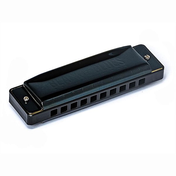 Harmonica Black Blues em Sí Bemol 6020BB - Hering