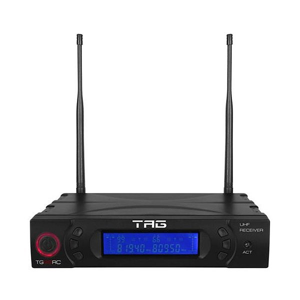 Receiver digital TG-88RC c/ freq variavel UHF para mic da linha TG-88 - Tag Sound