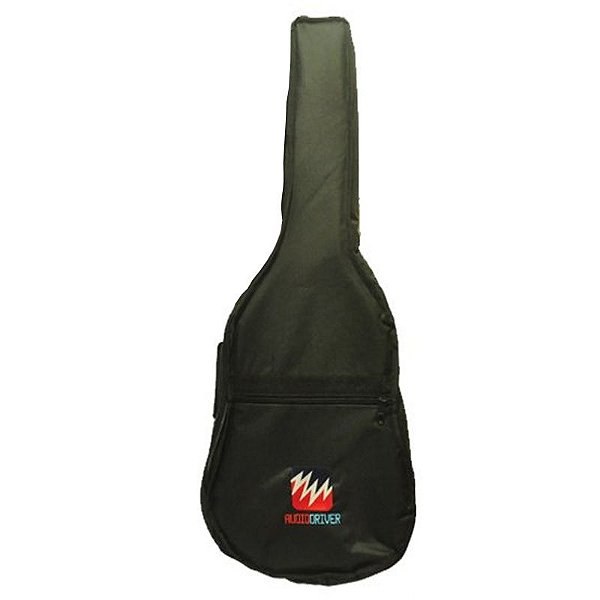Capa para Guitarra Luxo Bordado Audiodriver Preto