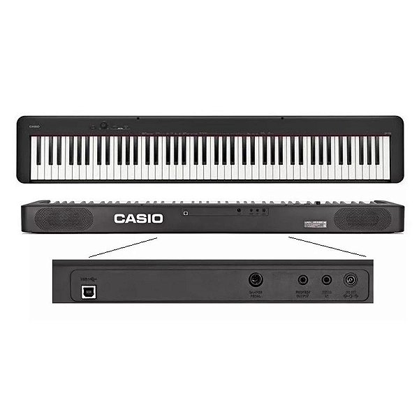 Piano Digital CDP-S100 BK - Casio