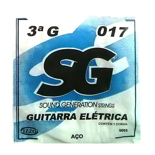 Corda Avulsa SG Sol (G) Guitarra 017 #Progressivo
