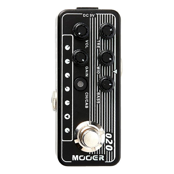 Pedal Preamp Bruno UG30 Mooer M020 Blueno