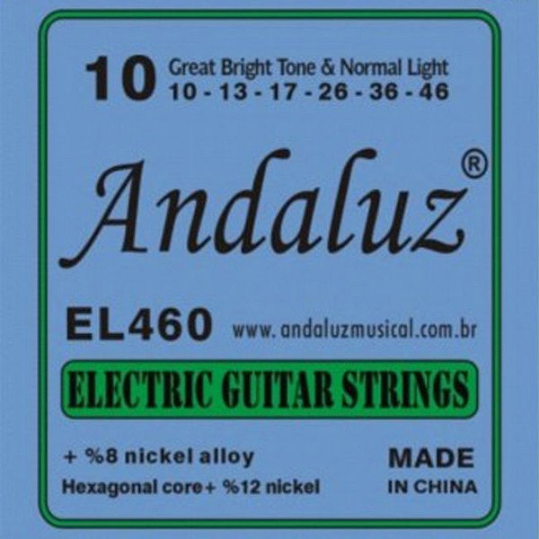 Encordoamento Andaluz para Guitarra 010 EL450