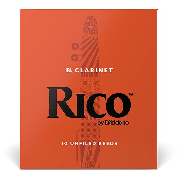 Palheta para Clarinete em Bb Nº1,5 Rico Reserve by D’Addario RCA1015 Clarinet Reeds (10 Unidades) #Progressivo