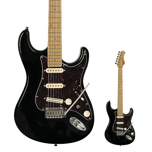 Guitarra Strato Tagima T-805 BK LF/TT Brazil Series Black