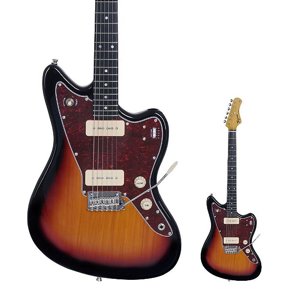 Guitarra Jazzmaster Tagima TW-61 SB DF/TT Woodstock Sunburst