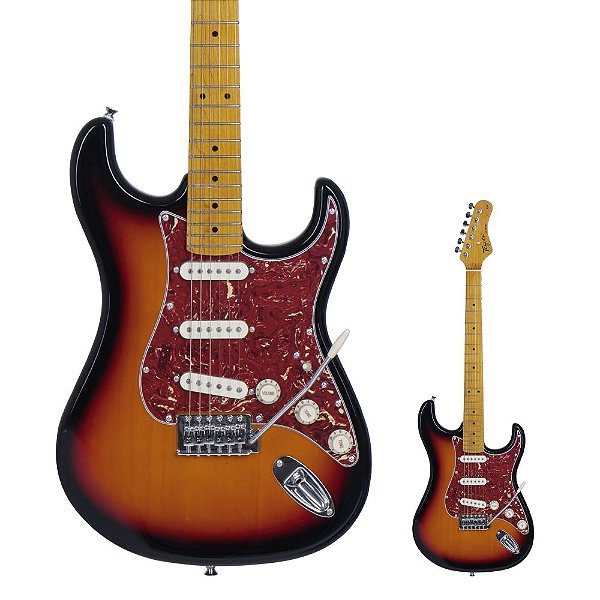 Guitarra Strato Tagima TG-530 SB LF/TT Woodstock Sunburst