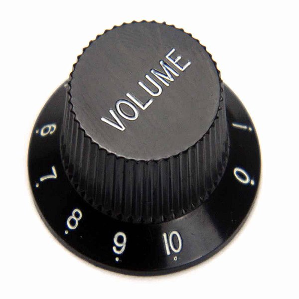 Knob Volume para Strato Santo Angelo Preto