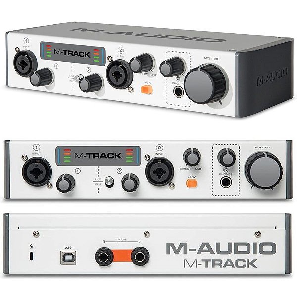 Interface de Audio USB M-Track II - M-Audio