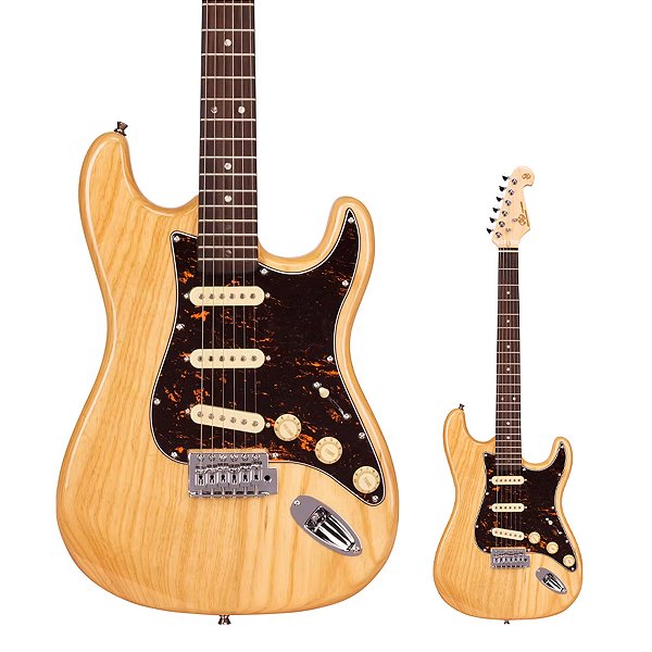 Guitarra Strato Swamp Ash SX SST ASH R Natural