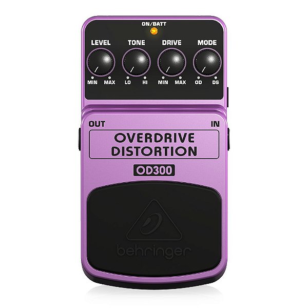 Pedal para Guitarra Overdrive Distortion OD300 - BEHRINGER 284