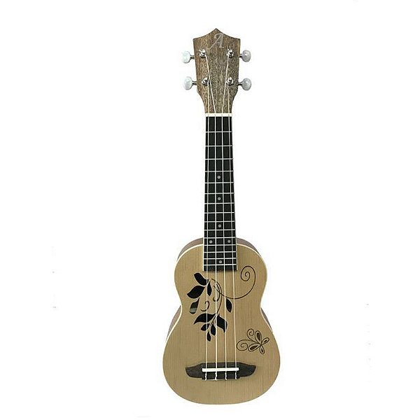 Ukulele Soprano UKS02 SS D Spruce Sapele Design - Andaluz