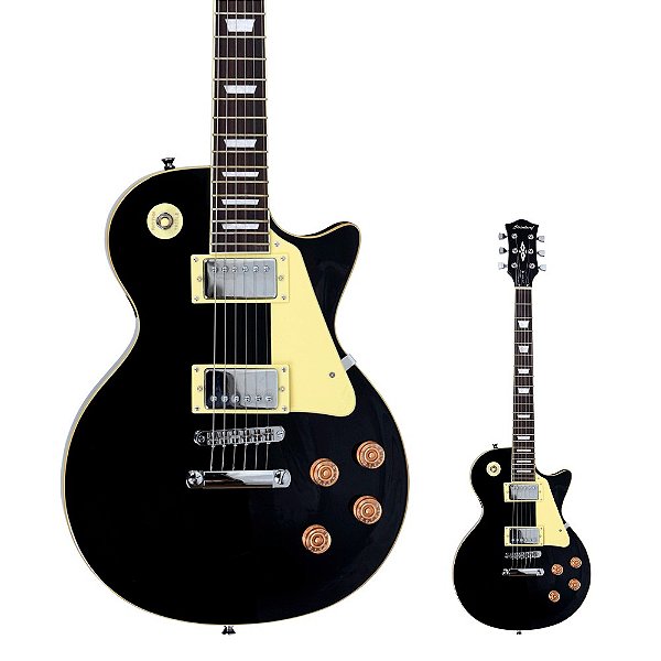 Guitarra Les Paul Strinberg LPS230 BK Black com Braço Parafusado