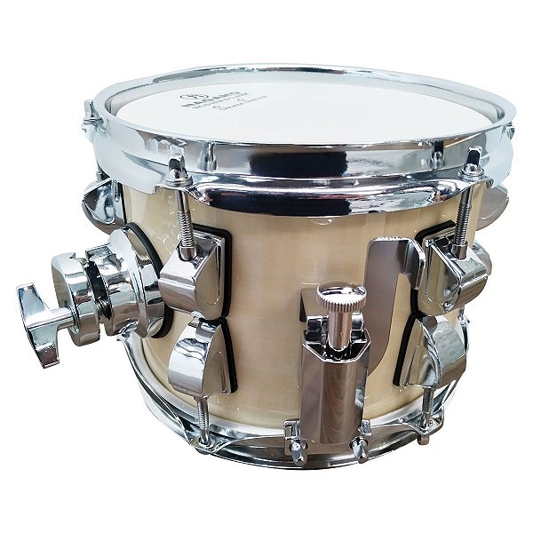 Caixa para Bateria New Beat 8"x6" com Tom Holder NC Natural Clear-bat - Nagano