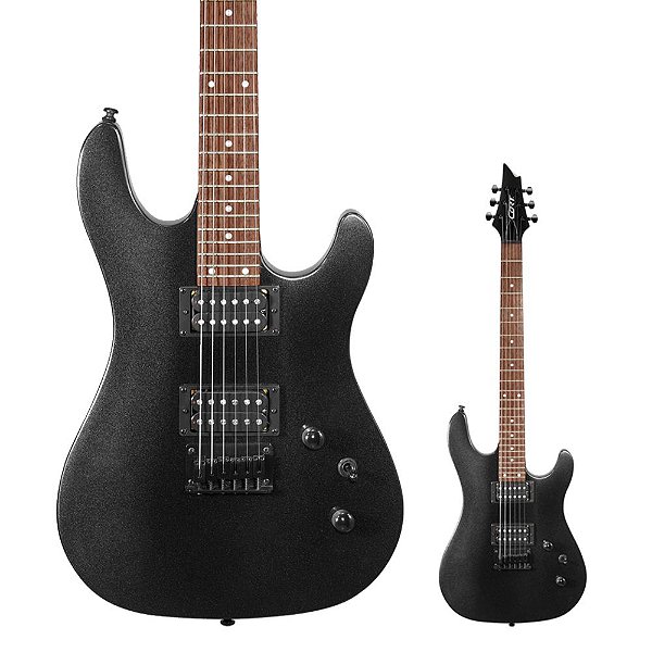 Guitarra Cort KX 100 Captação Powersound 2 Humbucker Black Metallic