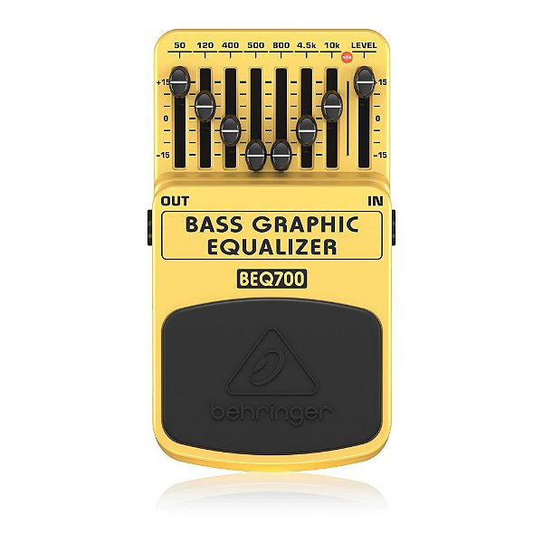 Pedal Equalizador para Baixo Behringer BEQ700 Bass Graphic Equalizer