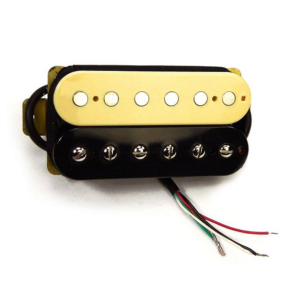 Captador Humbucker para Guitarra H Custom Neck Black/Cream D'Angelous - Santo Angelo