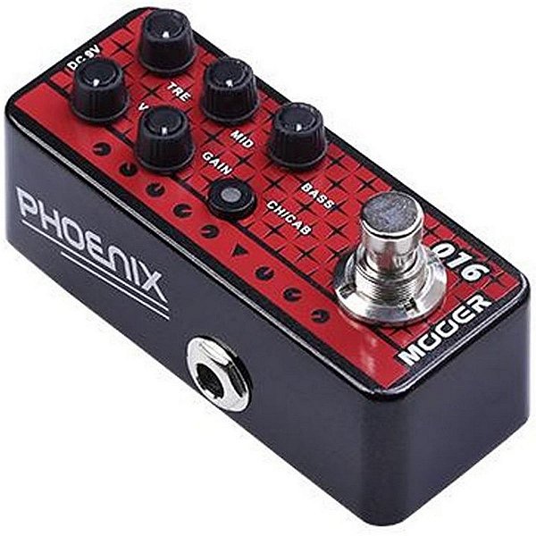 Pedal Pré Amplificador para Guitarra PHOENIX M016 (Baseado no Engl® Fireball 1) - Mooer