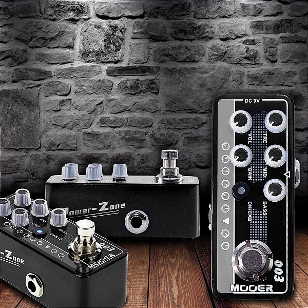 Pedal Pré Amplificador para Guitarra Power Zone M003 (Baseado no Koch Power Tone) - Mooer