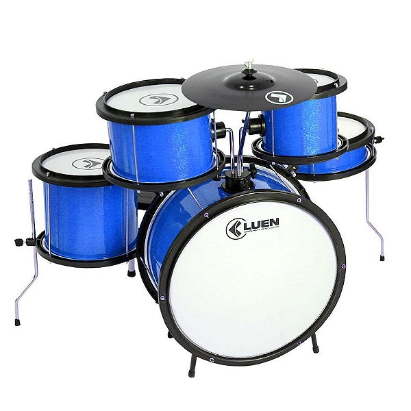 Bateria Infantil Pop Azul - Luen