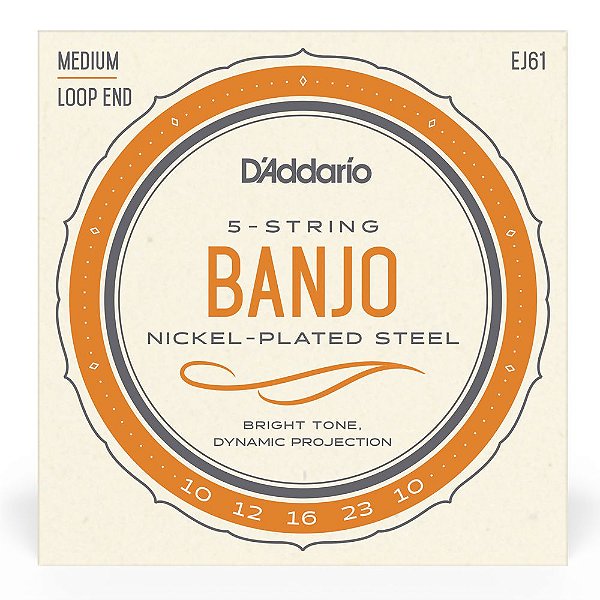 Encordoamento para Banjo 5C EJ61 - D'addario