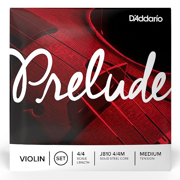 Encordoamento para Violino 4/4 D’Addario J810 4/4M Prelude Tensão Média #Progressivo