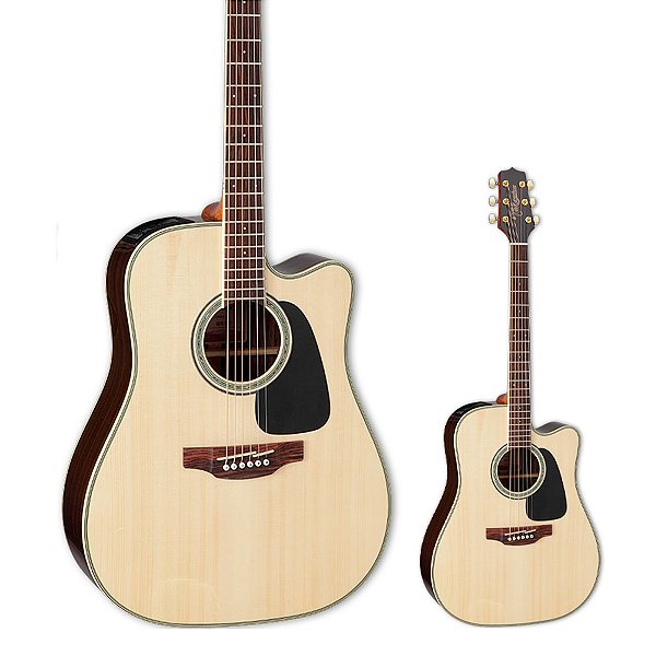 Violão Elétrico Aço Folk Takamine Tampo Sólido GD51CE N Natural