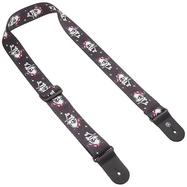 Correia Alça Guitarra Baixo Violão Lethal Treath 50LT03 Girl Skull - Planet Waves