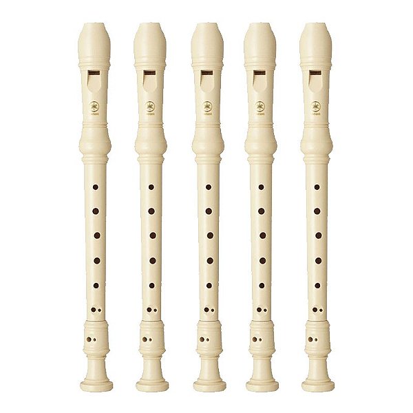 5 Flautas Soprano Germânica Yamaha YRS23