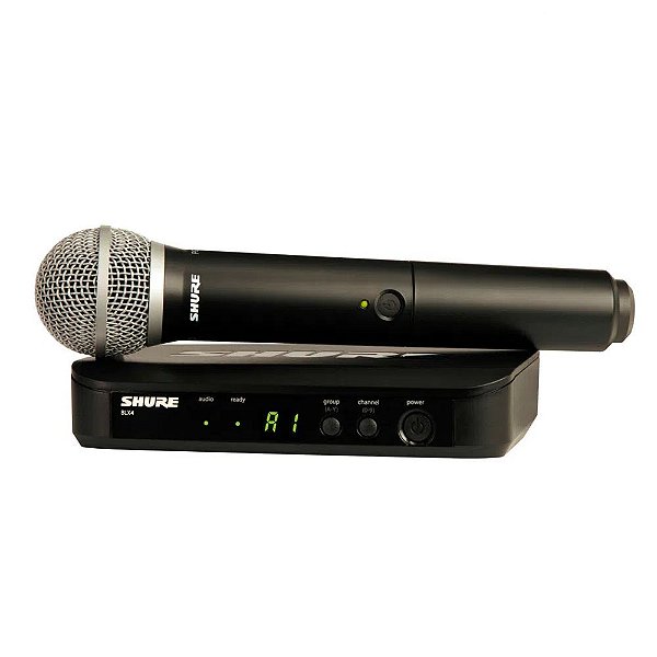 Microfone Sem Fio Bastão Shure BLX24BR/PG58-M15