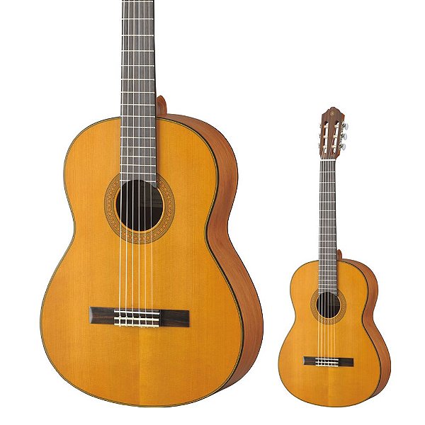 Violão Acústico Yamaha CG122MC Nylon Clássico Tampo Maciço Natural