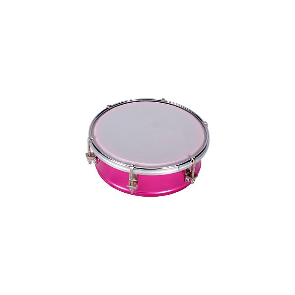 Tamborim Aluminio 55 mm Rosa TBA-55 PK - Samba Music