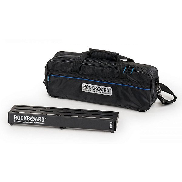 Pedalboard Duo 2.1 Com Gig Bag 48x16,6x11,8cm - Rockboard
