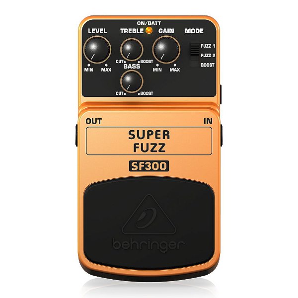 Pedal de Fuzz e Boost para Guitarra Behringer SF300 Super Fuzz