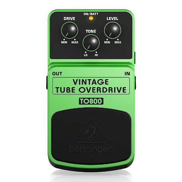 Pedal de Overdrive para Guitarra Behringer TO800 Vintage Tube Overdrive