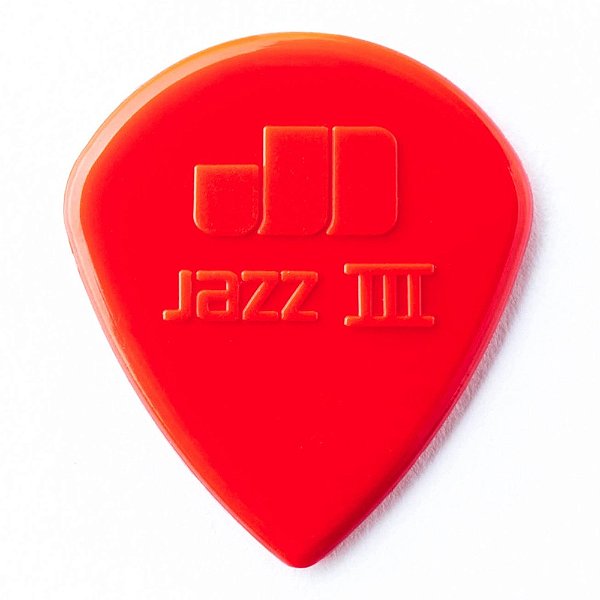 Palheta para Guitarra Dunlop Jazz III Nylon 1.38 mm Vermelha