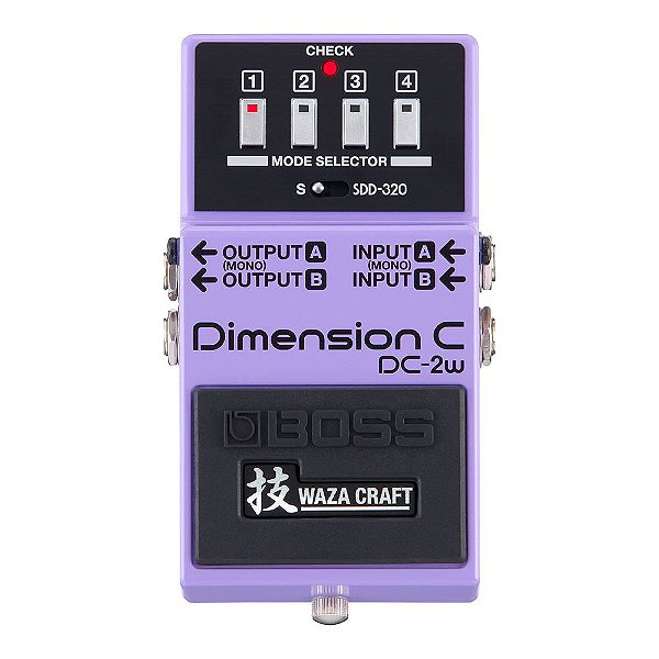 Pedal de Modulação para Guitarra BOSS DC-2W Dimension C Waza Craft